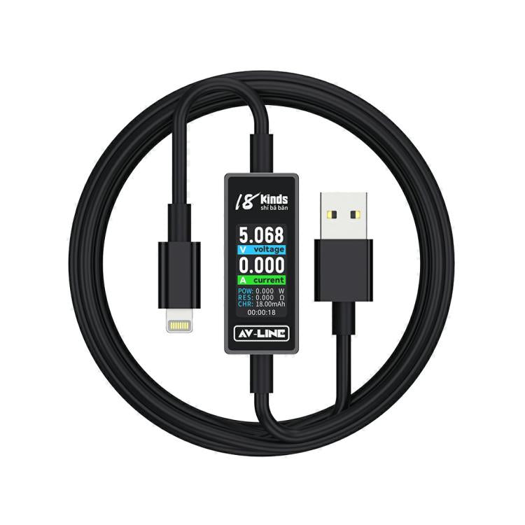 18 tipos de cable AV-Line 2.0 de 1,2 m con d...