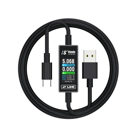 18 tipos de cable AV-Line 2.0 de 1,2 m con d...
