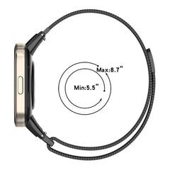 Correa de reloj de malla metálica magnética ...