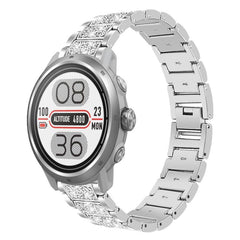 Correa de reloj de acero con diamantes xDfin...