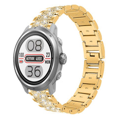 Correa de reloj de acero con diamantes xDfin...