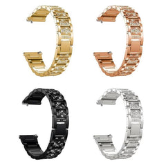Correa de reloj de acero con diamantes xDfin...