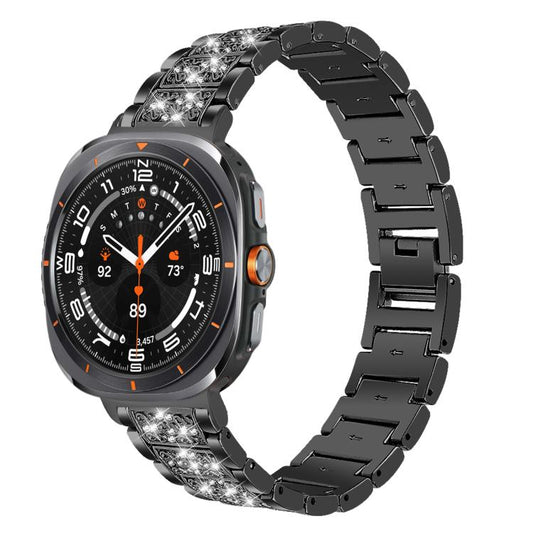Correa de reloj de acero inoxidable con diam...