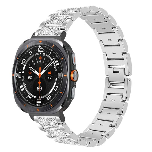 Correa de reloj de acero inoxidable con diam...