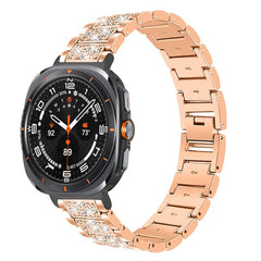 Correa de reloj de acero inoxidable con diam...