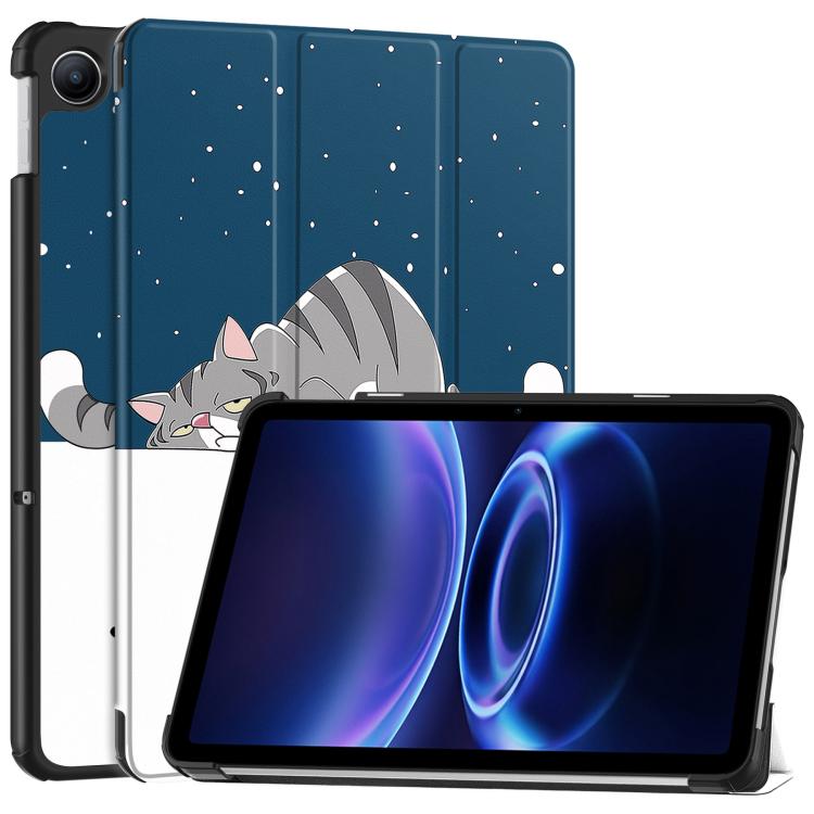 Funda de cuero plegable Custer para tablet i...