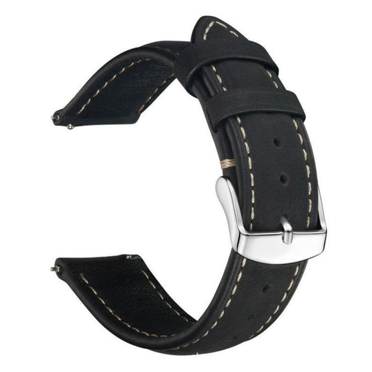 Correa de reloj de cuero con textura retro C...