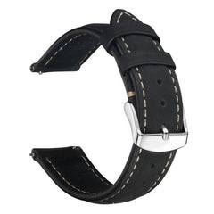 Correa de reloj de cuero con textura retro C...
