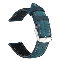 Correa de reloj de cuero con textura retro C...