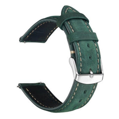 Correa de reloj de cuero con textura retro C...