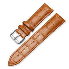 Correa de reloj de cuero con hebilla de pasa...