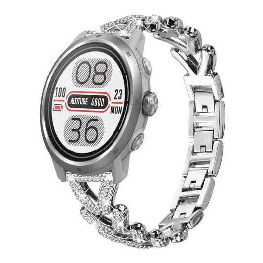 Correa de reloj de metal con diamantes de xD...