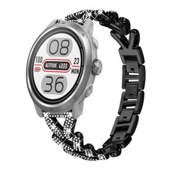 Correa de reloj de metal con diamantes de xD...