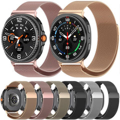 Correa de reloj magnética de metal milanesa ...