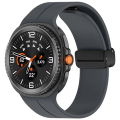 Correa de reloj de silicona magnética con he...