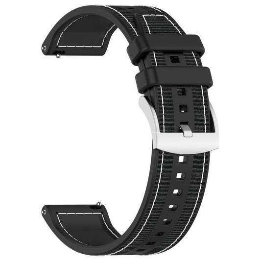 Correa de reloj híbrida de nailon trenzado y...
