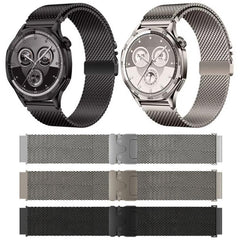 xDfind Correa de reloj de malla fina en reli...