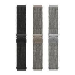xDfind Correa de reloj de malla fina en reli...
