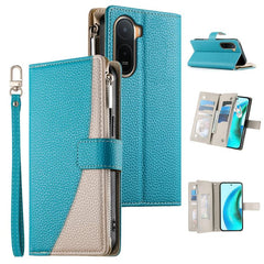 Funda de cuero para teléfono con cremallera ...