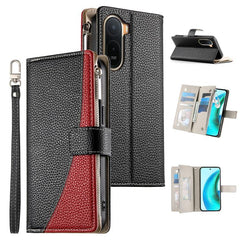 Funda de cuero para teléfono con cremallera ...
