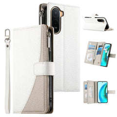 Funda de cuero para teléfono con cremallera ...