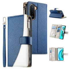 Funda de cuero para teléfono con cremallera ...
