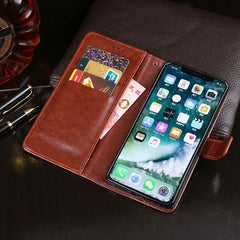 dewei Crazy Horse Texture Funda de cuero con...