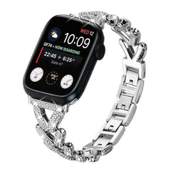 Correa de reloj de metal con diamantes de xD...