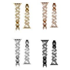 Correa de reloj de metal con diamantes de xD...