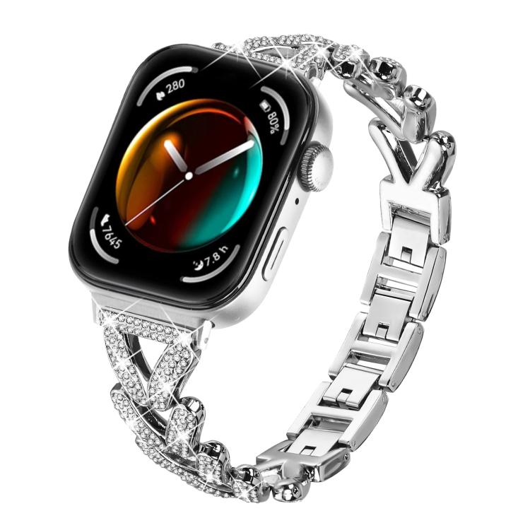 Correa de reloj de metal con diamantes de 20...
