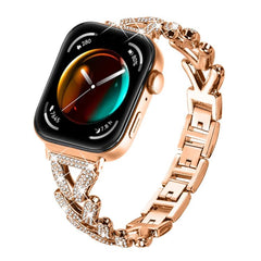Correa de reloj de metal con diamantes de 20...