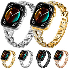 Correa de reloj de metal con diamantes de 20...