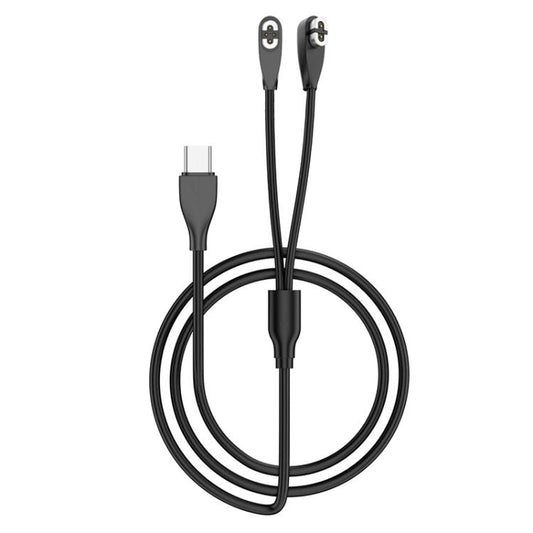 Cable de carga magnético 2 en 1 para auricul...