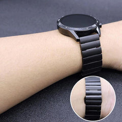Correa de reloj de acero inoxidable macizo c...