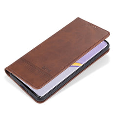 AZNS Estuche de cuero con tapa horizontal co...