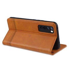 AZNS Estuche de cuero con tapa horizontal co...