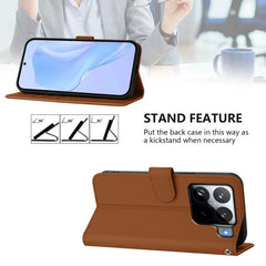 Funda para teléfono de cuero de color sólido...