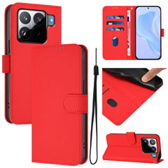 Funda para teléfono de cuero de color sólido...