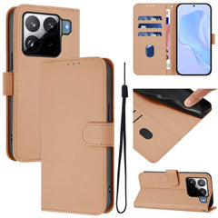 Funda para teléfono de cuero de color sólido...