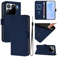 Funda para teléfono de cuero de color sólido...