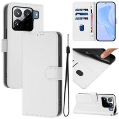 Funda para teléfono de cuero de color sólido...