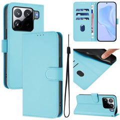 Funda para teléfono de cuero de color sólido...