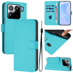 Funda para teléfono de cuero de color sólido...