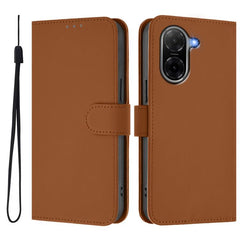 Funda para teléfono de cuero de color sólido...