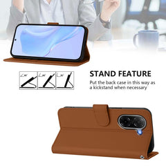 Funda para teléfono de cuero de color sólido...