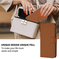 Funda para teléfono de cuero de color sólido...