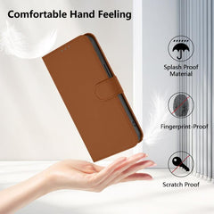 Funda para teléfono de cuero de color sólido...