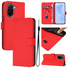 Funda para teléfono de cuero de color sólido...