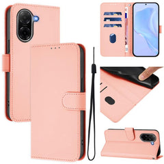 Funda para teléfono de cuero de color sólido...
