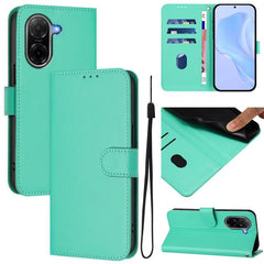 Funda para teléfono de cuero de color sólido...